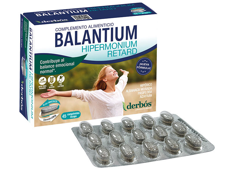 Balantium Hipermonium Retard 45 Comprimidos - Complemento alimenticio Derbós 45 Comprimidos