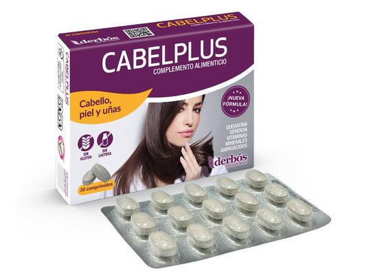 Cabelplus 30 comprimidos - Complemento alimenticio Derbós 