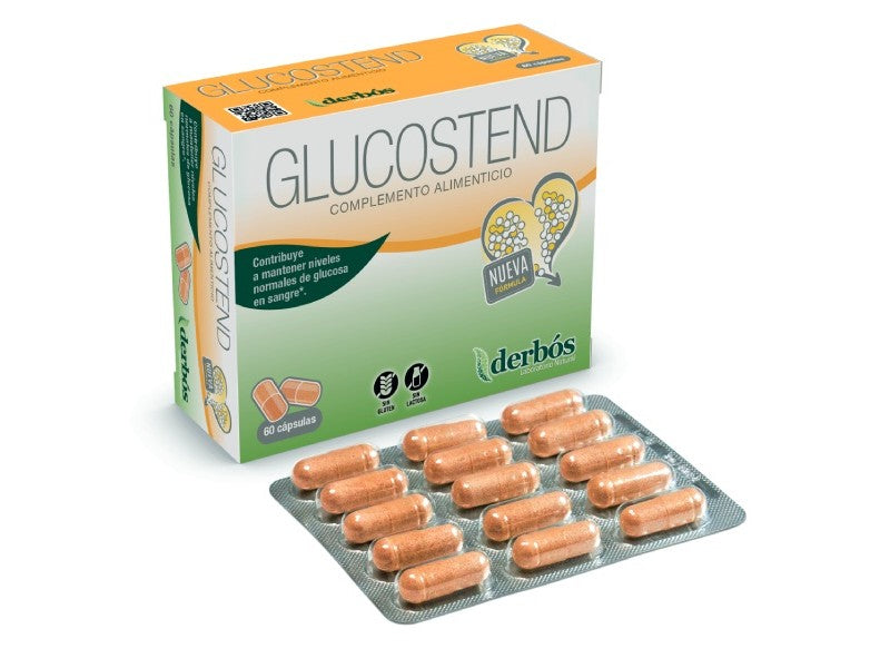 Glucostend - Complemento alimenticio Derbós 60 Cápsulas