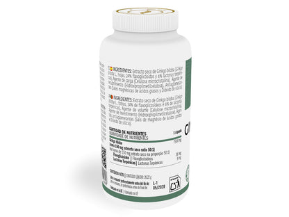 Ginkgo Biloba Ingredientes
