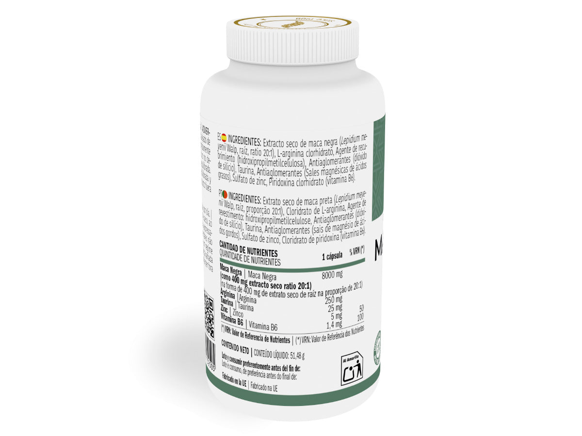 Maca Negra - Ingredientes
