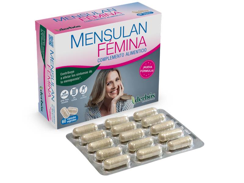 Mensulan Fémina 60 Cápsulas - Complemento alimenticio Derbós 60 Cápsulas