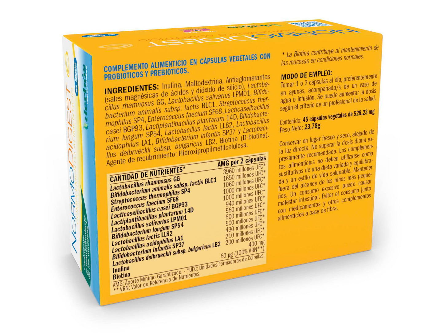 Normodigest 45 cápsulas