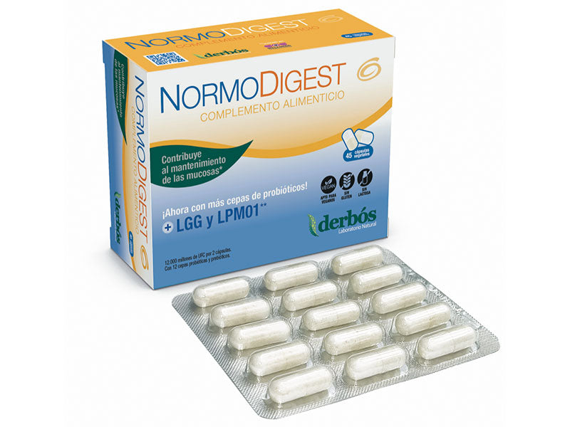 Normodigest 45 cápsulas - Complemento alimenticio Derbós 45 Cápsulas