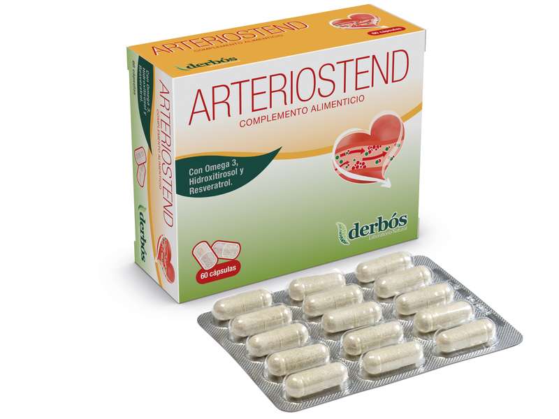 Arteriostend - Complemento alimenticio Derbós 60 Cápsulas