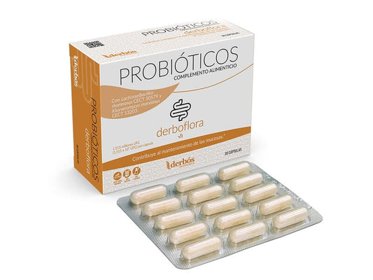 Derboflora - Complemento alimenticio Derbós 30 Cápsulas